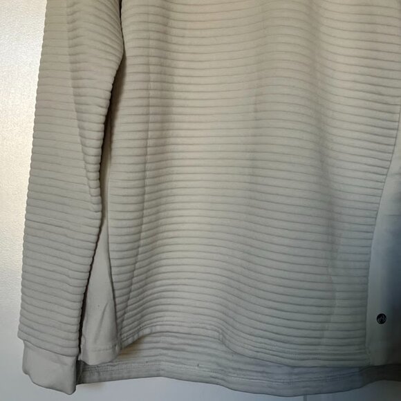 Apana Long Sleeve Ribbed Hoodie Draw String Pullover Jacket Large 42-44 - Picture 6 of 12